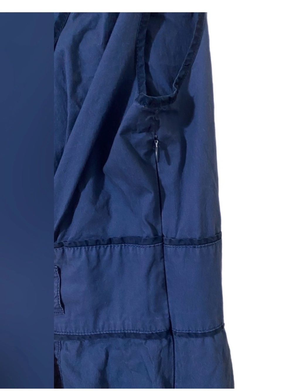 Converse Blue Zip-Front Sleeveless Mini Dress with belt - Picture 3 of 5